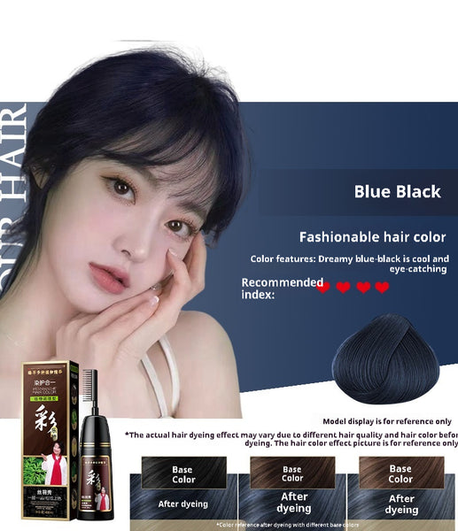 Plant Pure Hair Dye Color Hair Dyeing Cover White Hair Hair Color Cream - happyshop365247