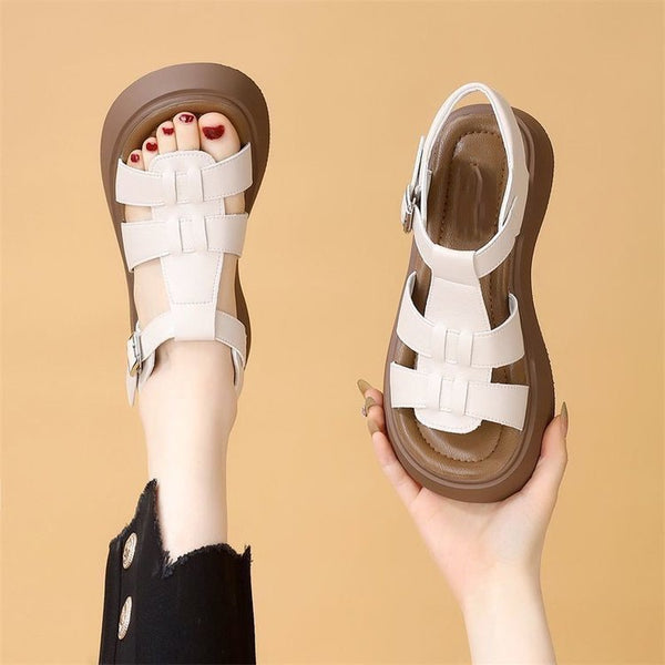 Super popular high-end ss for women, thick-soled height-increasing sandals for women, summer outdoor wear - happyshop365247