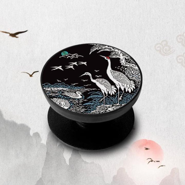 COVERFRIENDS PopGrip <TWIN CRANES> Korean Traditional Patterns - happyshop365247