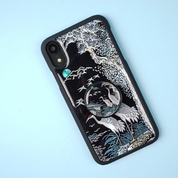 COVERFRIENDS PopGrip <TWIN CRANES> Korean Traditional Patterns - happyshop365247