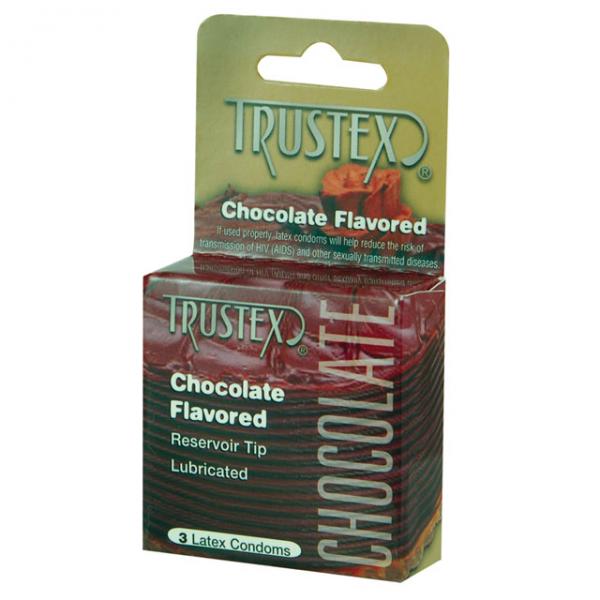 Trustex Flavored Condoms Chocolate 3 Pack - happyshop365247