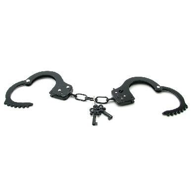 Fetish Fantasy Designer Metal Handcuffs - Black - happyshop365247