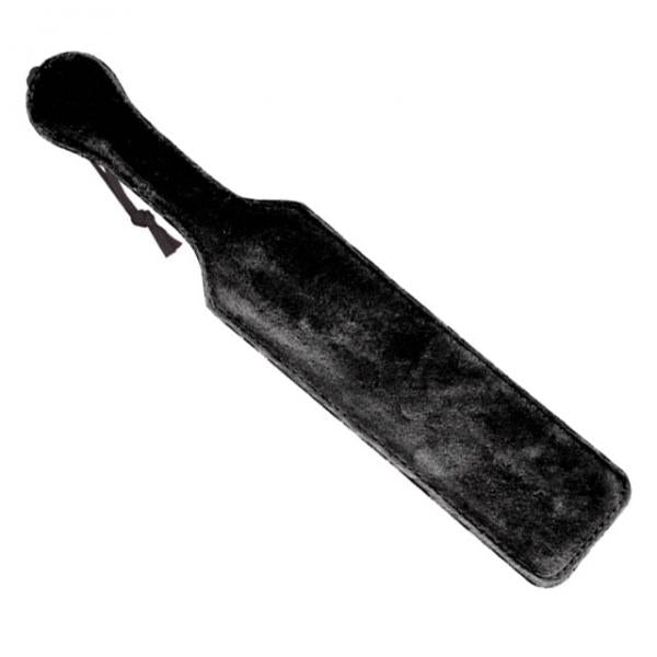 Leather Paddle With Black Fur - happyshop365247