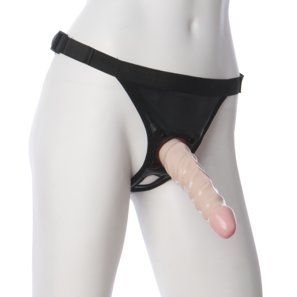 Vac-U-Lock 6in Raging Hard-Ons Dong - Beige - happyshop365247