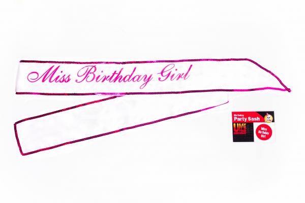 Miss Birthday Girl Sash - happyshop365247