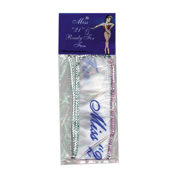 Miss 21 & Ready For Fun Sash - happyshop365247