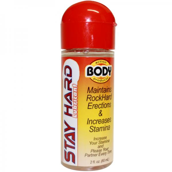 Body Action Stay Hard Lubricant 2.3oz - happyshop365247