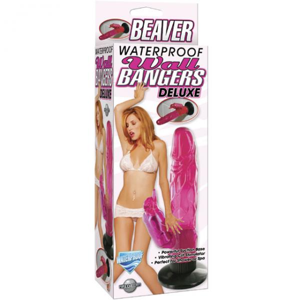 Waterproof Beaver Wall Bangers Pink Vibrator - happyshop365247