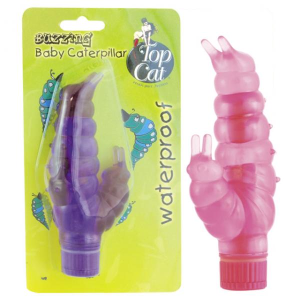 Buzzing Baby Caterpillar Vibrator Purple - happyshop365247