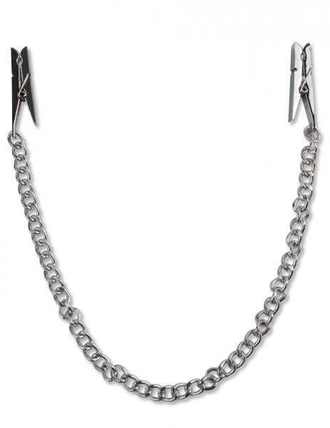 Fetish Fantasy Nipple Chain Clips Silver - happyshop365247