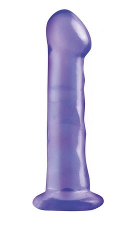 Basix Rubber Works 6.5 inches Dong With Suction Cup Purple - happyshop365247