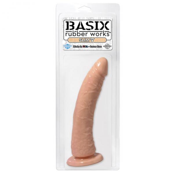 Basix Dong Slim 7 With Suction Cup 7 Inch - happyshop365247