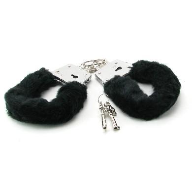 Fetish Fantasy Beginners Furry Cuffs Black - happyshop365247