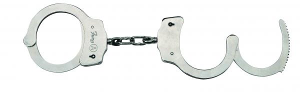 Nickel Coated Steel Handcuffs Double Locking - happyshop365247