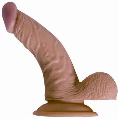 All American Whopper Vibrating 7 inches Dildo, Balls Beige - happyshop365247