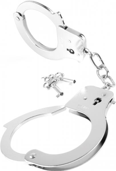 Fetish Fantasy Designer Metal Handcuffs - Silver - happyshop365247
