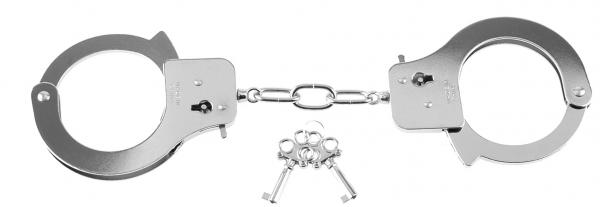 Fetish Fantasy Designer Metal Handcuffs - Silver - happyshop365247