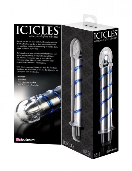 Icicles No 20 Glass Vibrator - happyshop365247