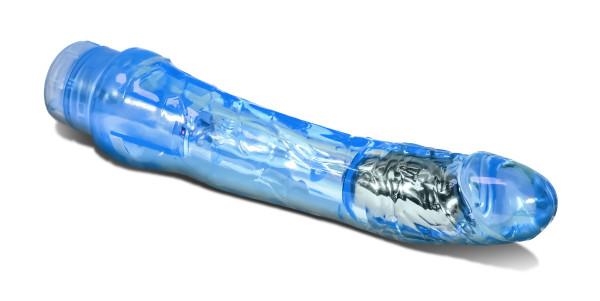 Naturally Yours Mambo Vibrating Dong Blue - happyshop365247