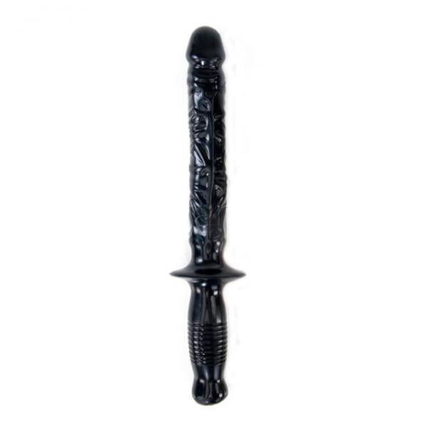 The Manhandler Black Dildo Baton Handle - happyshop365247