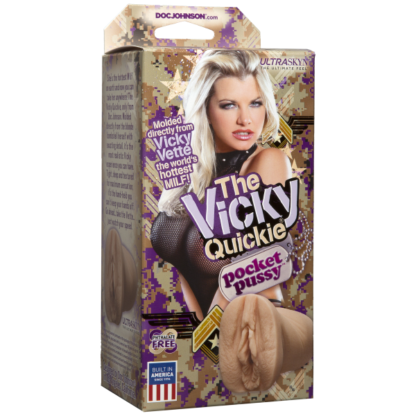 Vicky Vette The Quickie Ultraskyn Pocket Pussy - happyshop365247