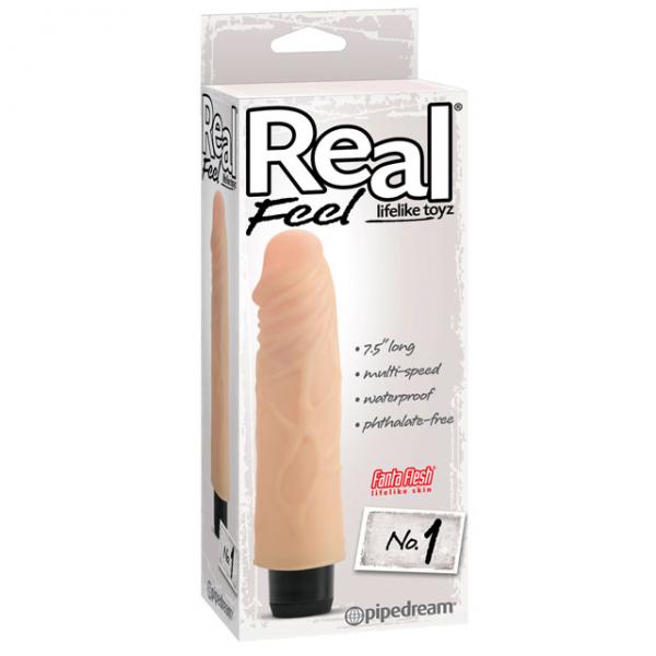 Real Feel Lifelike Toyz No.1 Beige Vibrator - happyshop365247