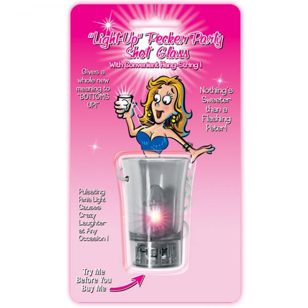 Light Up Pecker Party Shot Glass W/convenient Hang-string - happyshop365247