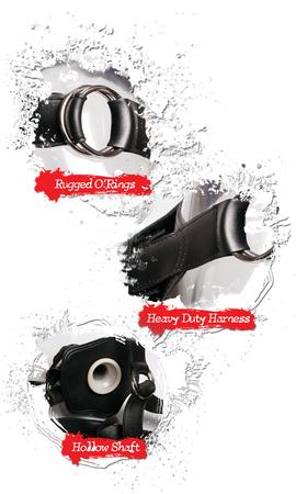 Fetish Fantasy Extreme Hollow 12in Strap On Black - happyshop365247