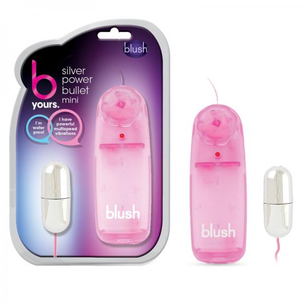 Silver Bullet Mini Vibrator Pink Power Control - happyshop365247
