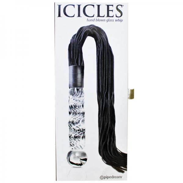 Icicles No 38 Glass Handle Cat O Nine Tails Whip - happyshop365247
