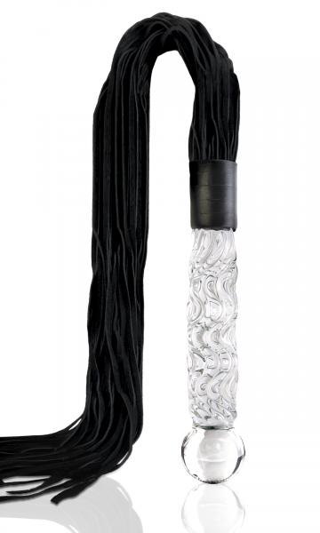 Icicles No 38 Glass Handle Cat O Nine Tails Whip - happyshop365247