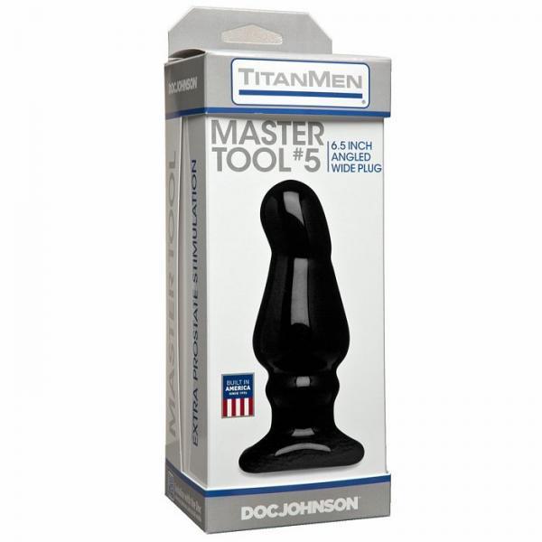Titanmen Master Tool #5 Black Angled Wide Probe - happyshop365247