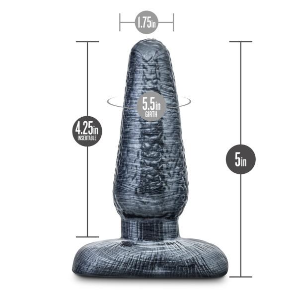 Jet The Plug Black 5 inches Butt Plug - happyshop365247