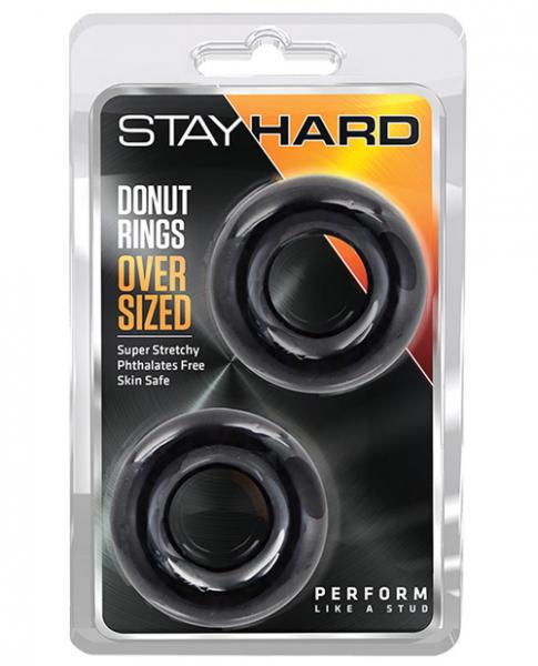 Donut Rings Oversized Black - happyshop365247
