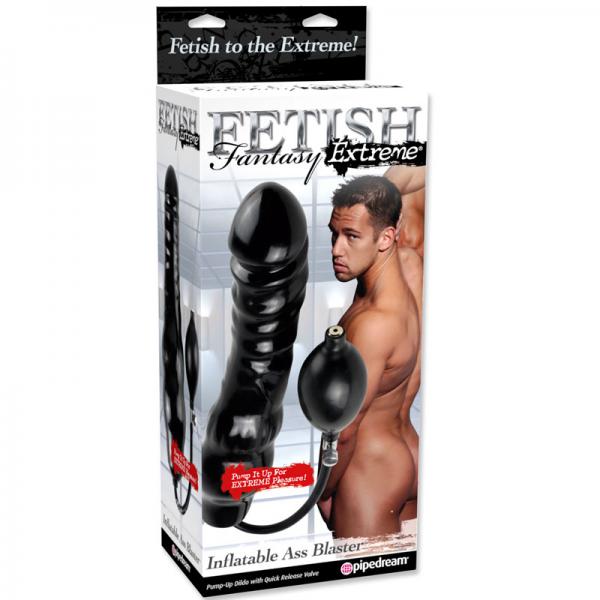 Fetish Fantasy Extreme Inflatable Ass Blaster Black - happyshop365247