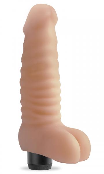 Real Feel No 13 Beige Vibrating Dildo - happyshop365247