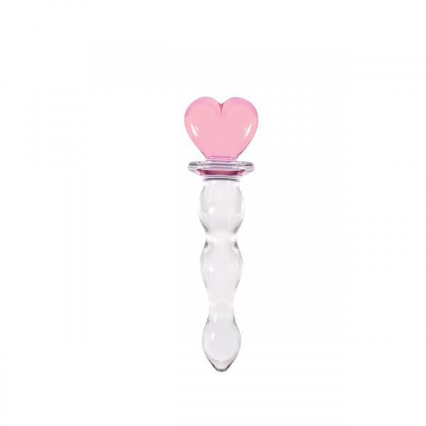 Crystal Heart Of Glass Wand and Vase - Pink - happyshop365247