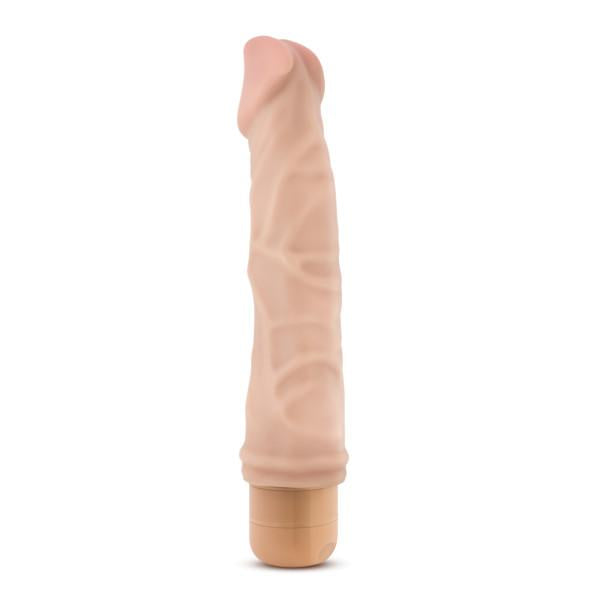 Dr Skin Cock Vibe #6 9 inches Dong Beige - happyshop365247