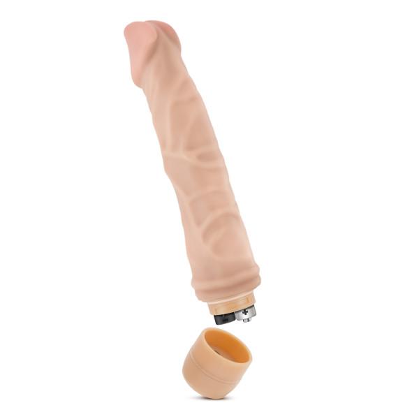 Dr Skin Cock Vibe #6 9 inches Dong Beige - happyshop365247