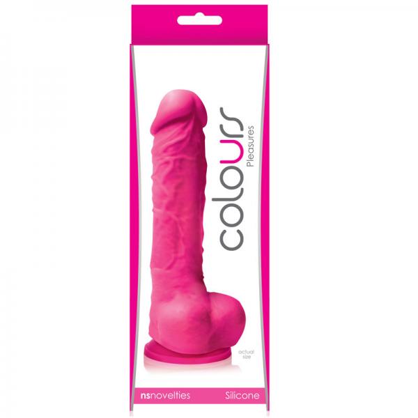 Colours Pleasures Silicone Dong Pink 5 Inches - happyshop365247