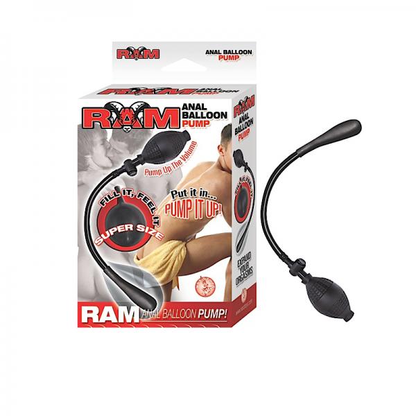 Ram Anal Balloon Pump - Black - happyshop365247