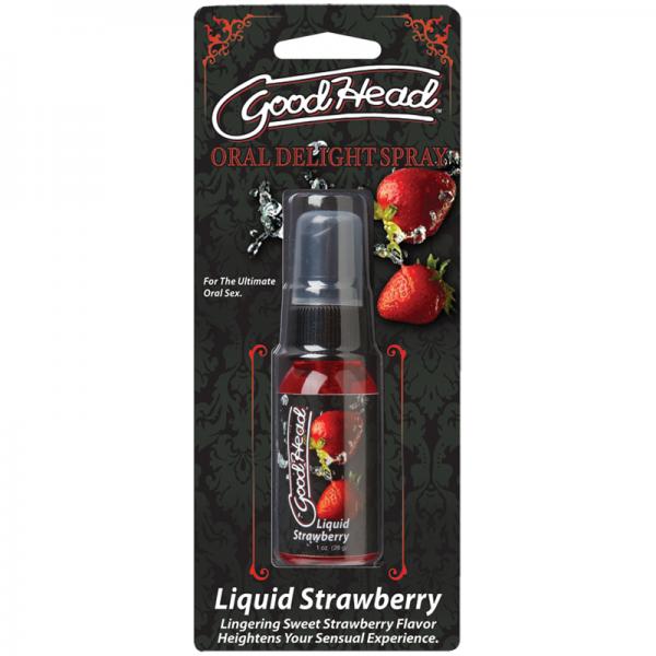 Goodhead Oral Delight Spray Liquid Strawberry 1oz - happyshop365247
