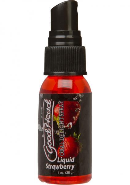 Goodhead Oral Delight Spray Liquid Strawberry 1oz - happyshop365247