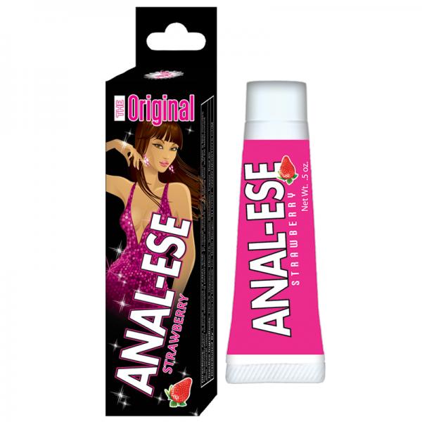 Anal-Ese Flavored Desensitizing Anal Gel Strawberry .5oz - happyshop365247