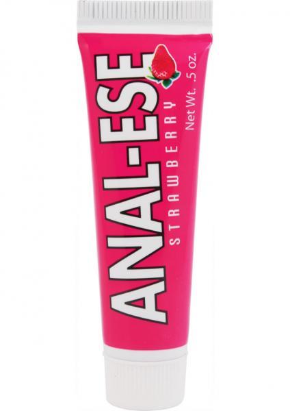 Anal-Ese Flavored Desensitizing Anal Gel Strawberry .5oz - happyshop365247