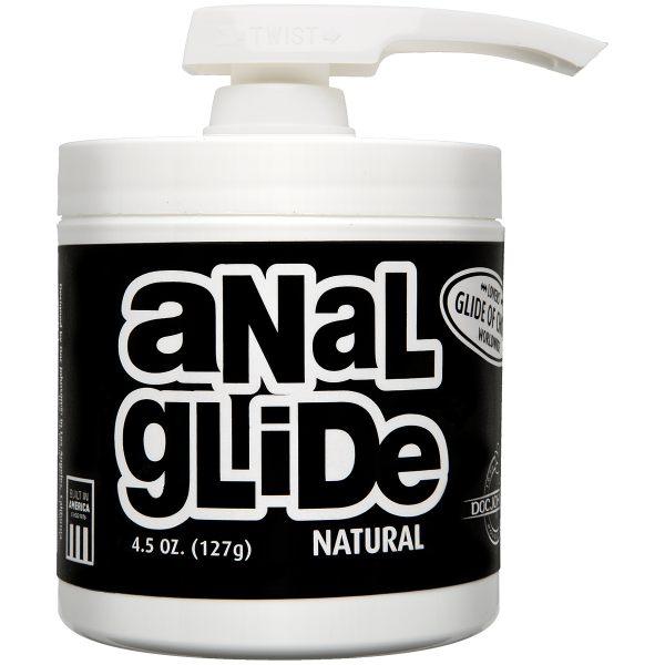 Anal Glide Natural Lubricant 4.5oz Pump - happyshop365247