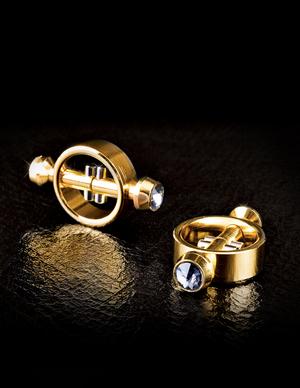 Fetish Fantasy Gold Magnetic Nipple Clamps - happyshop365247