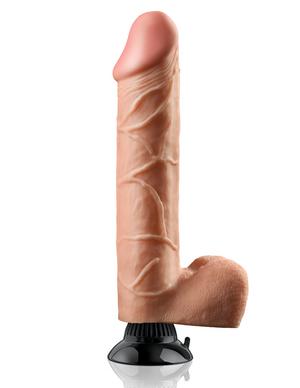 Real Feel Deluxe No 12 12 inches Beige Dildo - happyshop365247