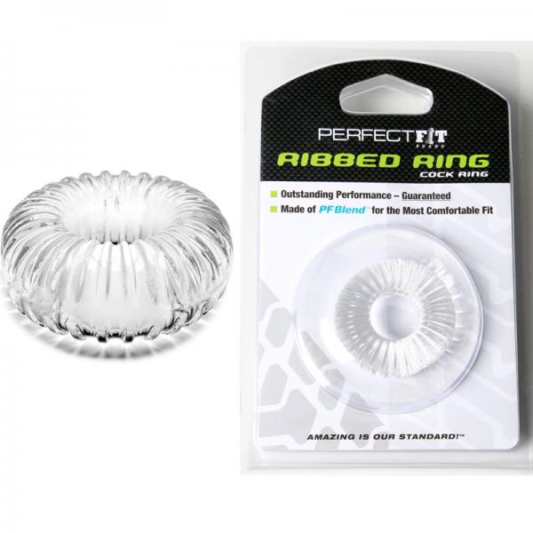 Ribbed Ring Clear - happyshop365247