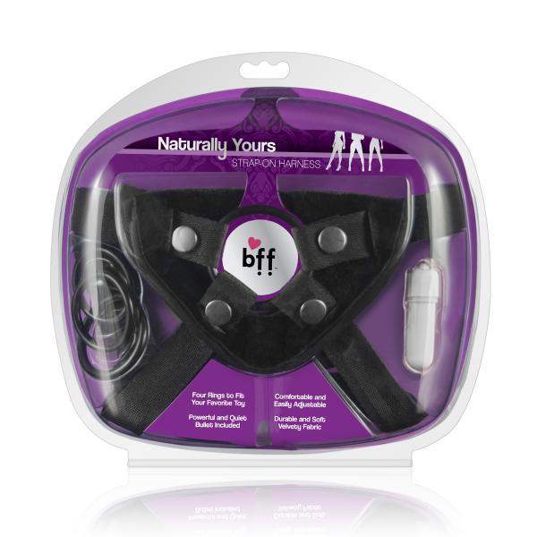 Bff Naturally Yours Adjustable Harness Black OS - happyshop365247